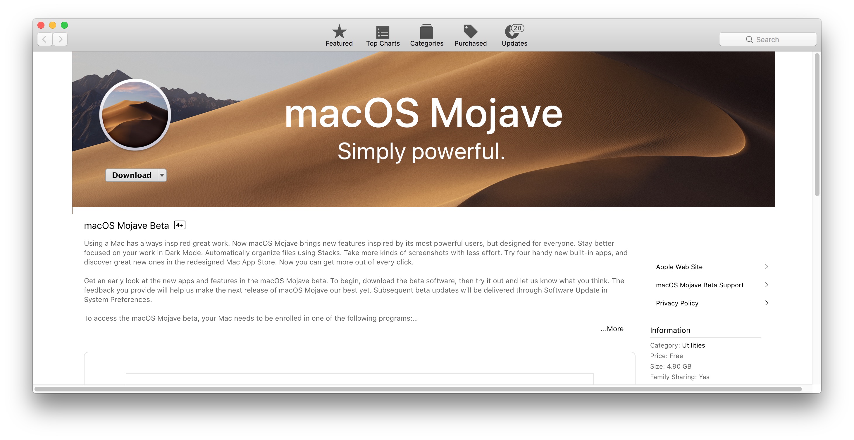 Mac Os Mojave Update Download